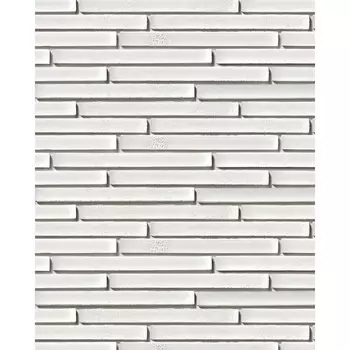 Искусственный камень ЕвроЛит Ригельный кирпич белый (50 шт.=1 кв.м)