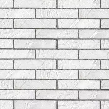 Искусственный камень ЕвроЛит Уральский кирпич белый (26 шт.=0,5 кв.м)