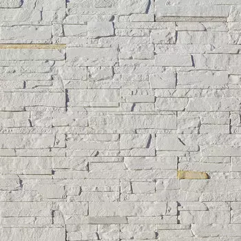 Искусственный камень Monte Alba Каскад Рейндж белый (16 шт.=0,39 кв.м)