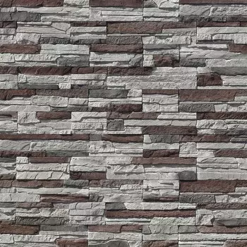 Искусственный камень White Hills Хайлэнд серо-коричневый (18 шт.=0,43 кв.м)