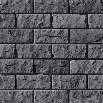 Искусственный камень White Hills Йоркшир угольно-черный (25 шт.=1,06 кв.м)