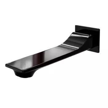 Излив для ванны встраиваемый WasserKraft чёрный (A175)