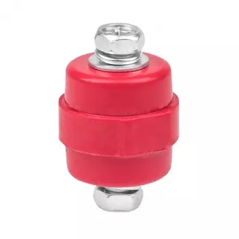 Изолятор EKF PROxima SM-25 IP30 275 А с болтом и шайбой пластиковый красный (10 шт.) (plc-sm-25)