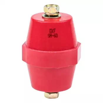 Изолятор EKF PROxima SM-60 IP30 900 А с болтом и шайбой пластиковый красный (10 шт.) (plc-sm-60)