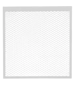 Экран декоративный металлический Evecs ДМЭР 610х590 мм белый 6-ти секционный