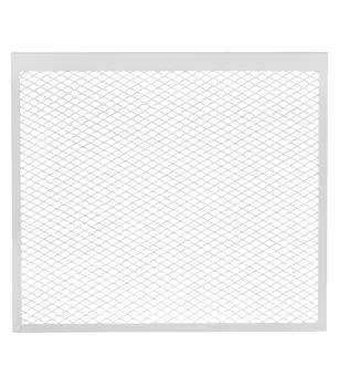 Экран декоративный металлический Evecs ДМЭР 610х690 мм белый 7-ми секционный