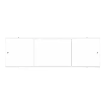 Экран для ванны Метакам Bravo ПВХ 168х52 см белый раздвижной (ЭПS_012170)