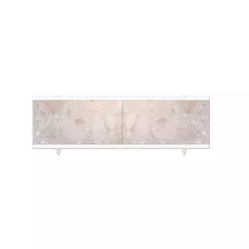 Экран для ванны фронтальный Метакам Ультралегкий полистирол 170х56 см коричневый раздвижной (23667)