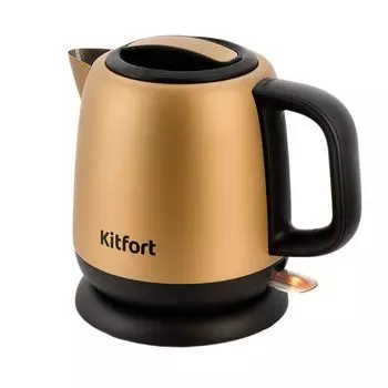 Электрический чайник Kitfort КТ-6111 1 л золото/черный