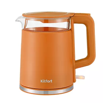 Электрический чайник Kitfort КТ-6124-4 1,2 л оранжевый