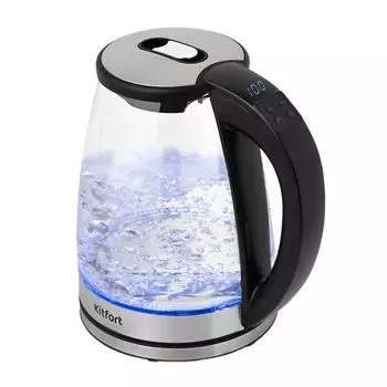 Электрический чайник Kitfort КТ-6176 1,8 л черный/хром