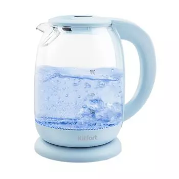 Электрический чайник Kitfort КТ-640-1 1,7 л голубой