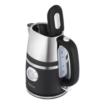 Электрический чайник Kitfort КТ-670-1 1,7 л графит/хром