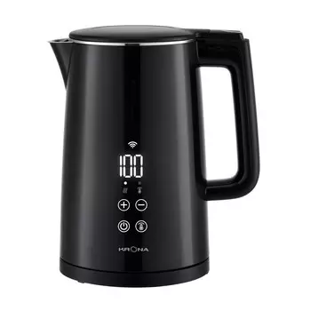 Электрический чайник Krona Digitaler Intelligent 1,5 л с регулировкой температуры черный