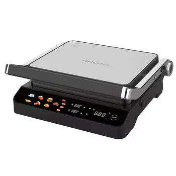 Электрогриль Krona Digitaler Kontaktgrill 2000W черный/сталь