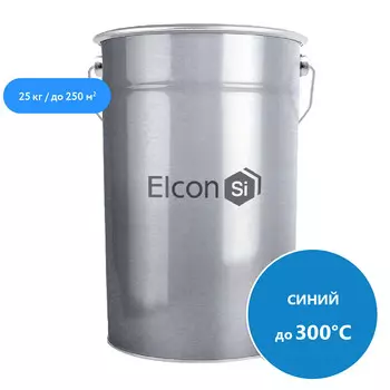 Эмаль антикоррозионная Elcon ОС-12-03 синяя RAL 5003 матовая 25 кг