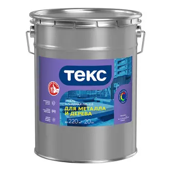 Эмаль ПФ-115 алкидная Текс Оптимум изумрудная глянцевая 20 кг