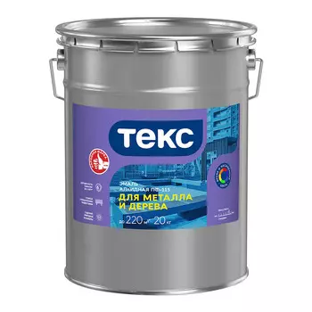 Эмаль ПФ-115 алкидная Текс Оптимум темно-зеленая глянцевая 20 кг