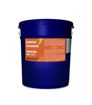 Эмаль ПФ-115 Empils Эконом голубая полуглянцевая 20 кг