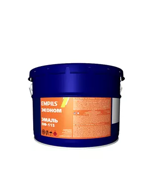 Эмаль ПФ-115 Empils Эконом синяя глянцевая 10 кг