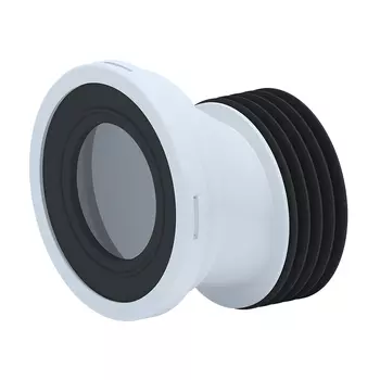 Эксцентрик переходной АНИ пласт для присоединения унитаза 20 мм (W0220)