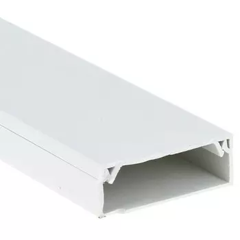 Кабель-канал EKF 100х40 мм белый 2 м (4 шт.) (kk-100-40)