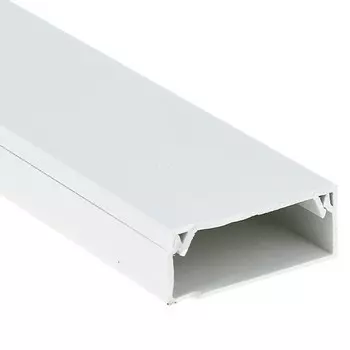 Кабель-канал EKF 80х40 мм белый 2 м (6 шт.) (kk-80-40)