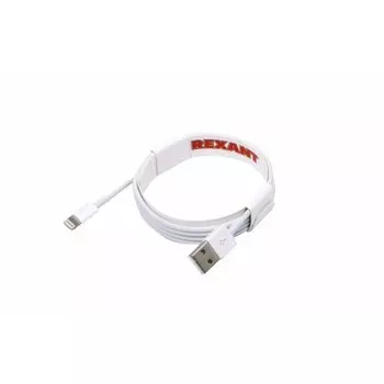 Кабель USB-A/Lightning Rexant 2,4 А 1 м (18-0000)