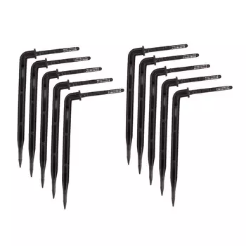 Капельница угловая 1/8 для систем полива Garden Show пластиковая (466790)