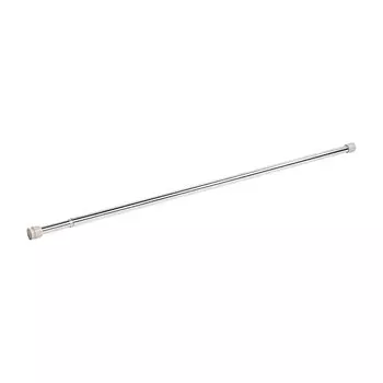 Карниз для ванной 105-190 см телескопический прямой сталь хром