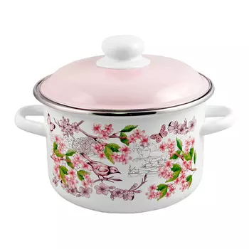 Кастрюля Appetite Bird 5,5 л эмалированная сталь (60070363)