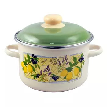 Кастрюля Appetite Citrus 4 л эмалированная сталь (60070387)