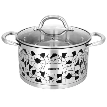 Кастрюля Appetite Enigma 4,6 л нержавеющая сталь (GS04463)