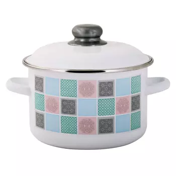 Кастрюля Appetite Пастель 5,5 л эмалированная сталь (550001510)