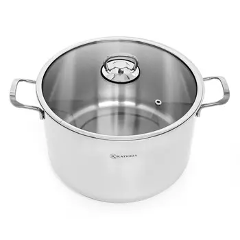 Кастрюля Катюша Марта 8,3 л нержавеющая сталь (100-26-0)