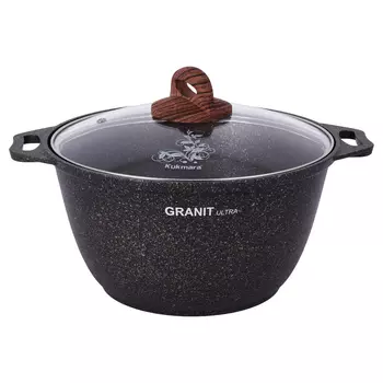 Кастрюля Kukmara Granit Ultra 3 л литой алюминий с антипригарным покрытием (60071910)