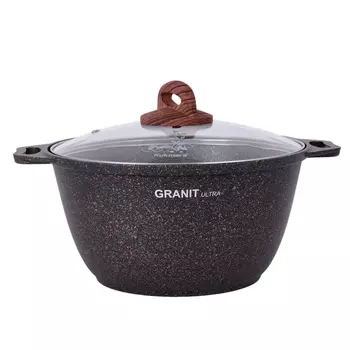 Кастрюля Kukmara Granit Ultra Original 4 л литой алюминий с антипригарным покрытием (кго42а)