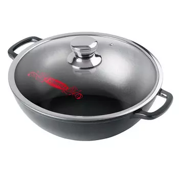 Казан Горница Классик 6 л алюминий с антипригарным покрытием с крышкой (056475)