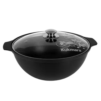 Казан Kukmara Традиция 4,5 л литой алюминий с антипригарным покрытием с крышкой (60059318)