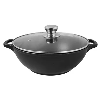 Казан Традиция Комфорт 4 л литой алюминий с антипригарным покрытием с крышкой (ТК0283)