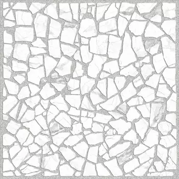 Керамогранит Alma Ceramica Laurent белый мозаика 600x600x9 мм (5 шт.=1,8 кв.м)