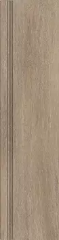 Керамогранит ступень Estima Dream Wood бежевый DW02 1200х300х10 мм