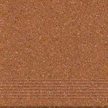 Керамогранит ступень Mito Milton коричневый 298х298х8 мм (13 шт.=1,154 кв.м)