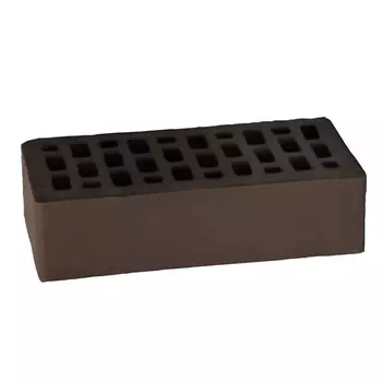 Кирпич облицовочный пустотелый графит Антика М200 250х120х65 мм 1NF ВКЗ