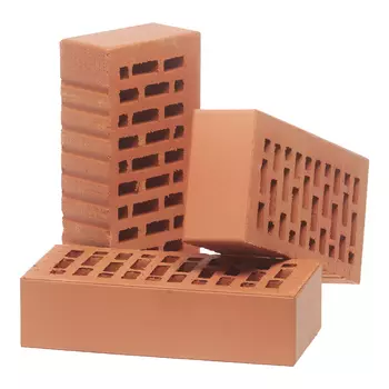 Кирпич облицовочный пустотелый красный М175 250х120х65 мм 1NF ЛСР (РКЗ)