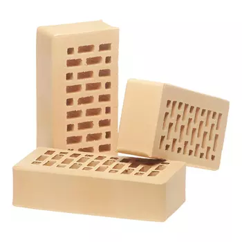 Кирпич облицовочный пустотелый пшеничный М175 250х120х65 мм 1NF ЛСР (ППКЗ)