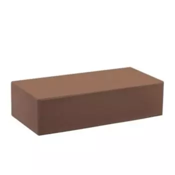 Кирпич печной облицовочный полнотелый темный шоколад М300 250х120х65 мм 1NF КС-Керамик