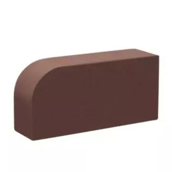 Кирпич печной облицовочный полнотелый темный шоколад R-60 М300 250х120х65 мм 1NF КС-Керамик