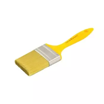 Кисть плоская искусственная щетина пластиковая ручка Color Expert 70х16 мм для эмалей и лаков на водной основе