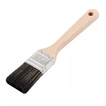 Кисть плоская смешанная щетина деревянная ручка Wenzo Wood 35х12 мм для антисептиков